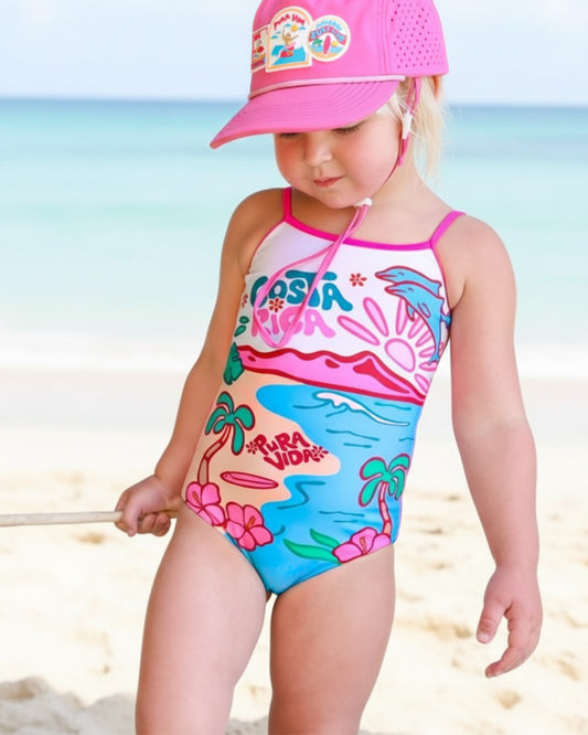 Pura Vida Girls One-Piece Swimsuit