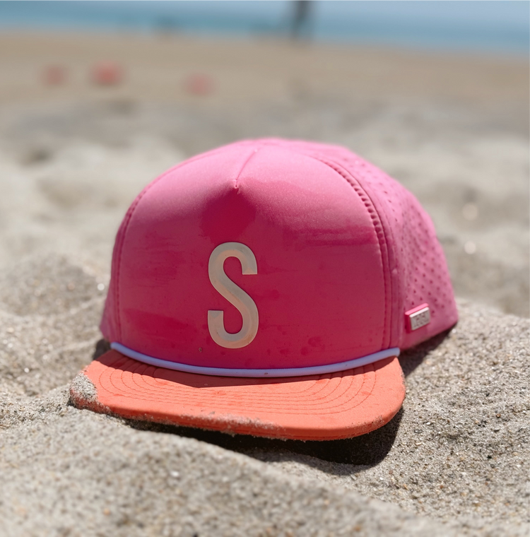 Sherbet (custom letter hat)