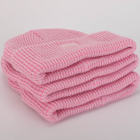 PINK WarmHug Waffle Beanie - Noggin Headwear