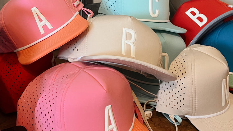 Sand Dune Hat (custom letter hat)