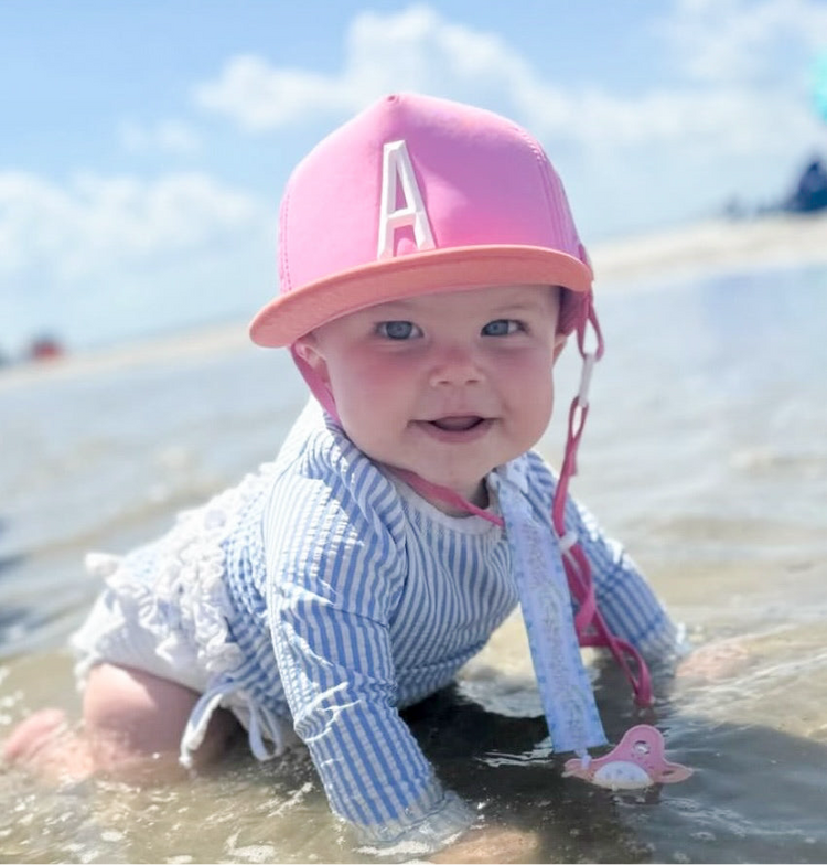 Sherbet (custom letter hat)