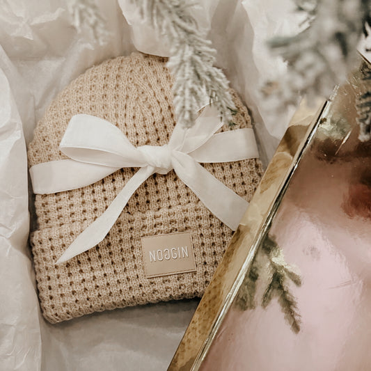 Neutral WarmHug Beanie