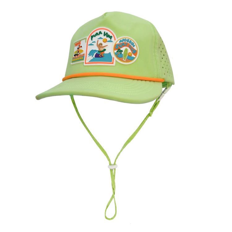 Pura Vida Grom Hat - Lime