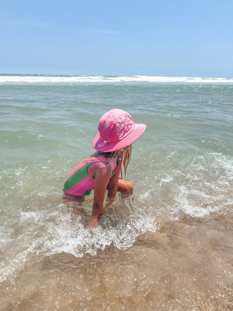 Beach Buddy Bucket Hat - Pink - Noggin Headwear