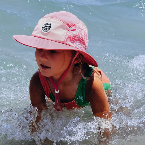 Beach Buddy Bucket Hat - Pink - Noggin Headwear