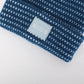 BLUE WarmHug Waffle Beanie - Noggin Headwear